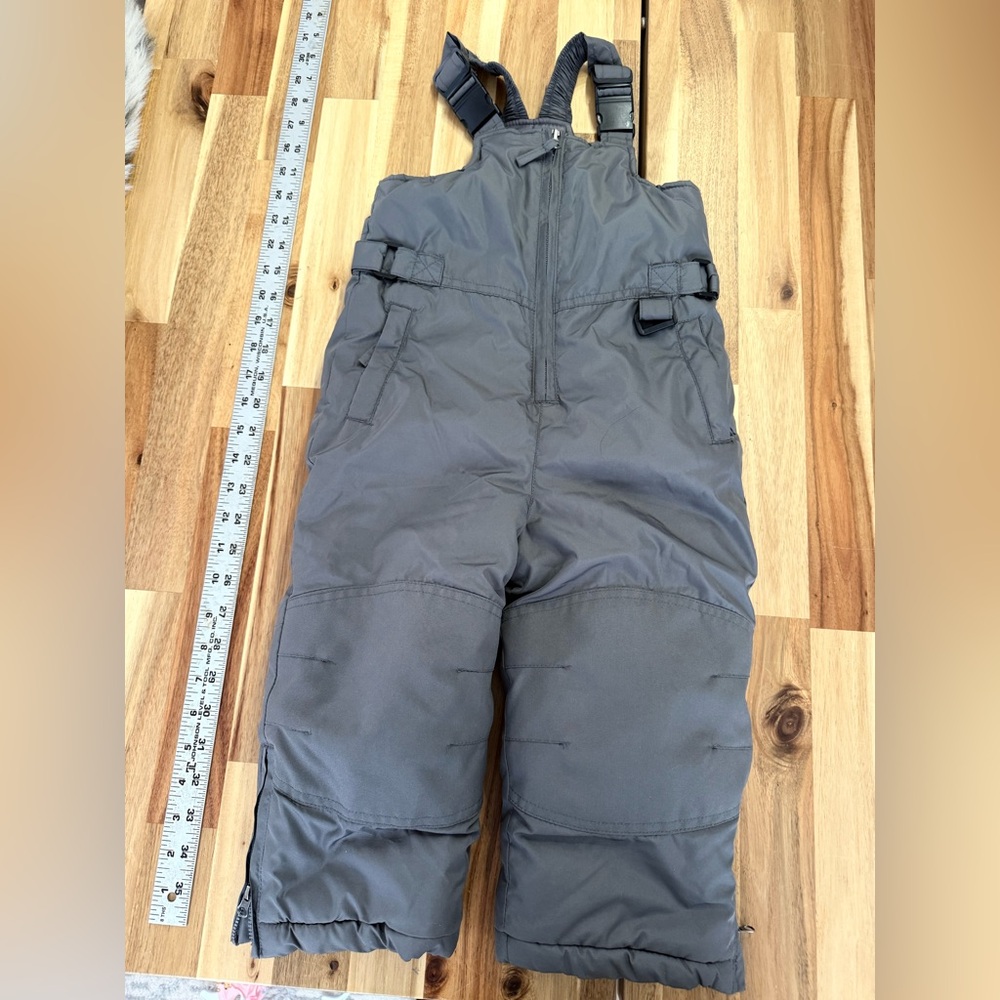 Kids Gray Snow‎ Bib